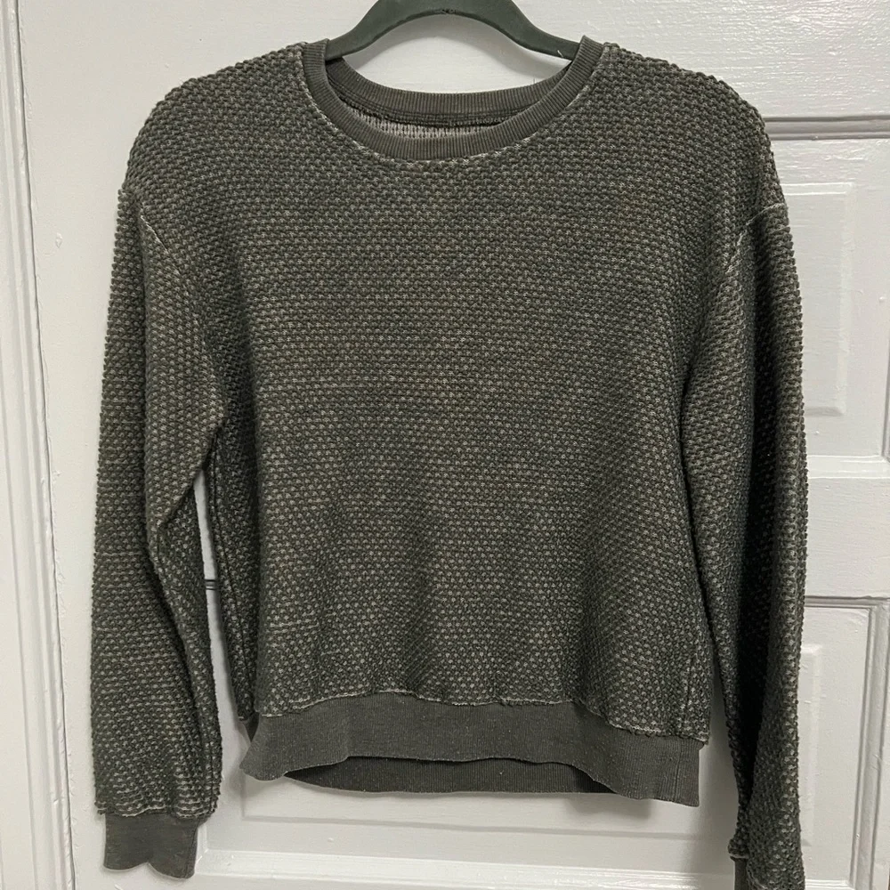 Marine Layer Gray Crew Neck Sweater - Picture 1 of 2